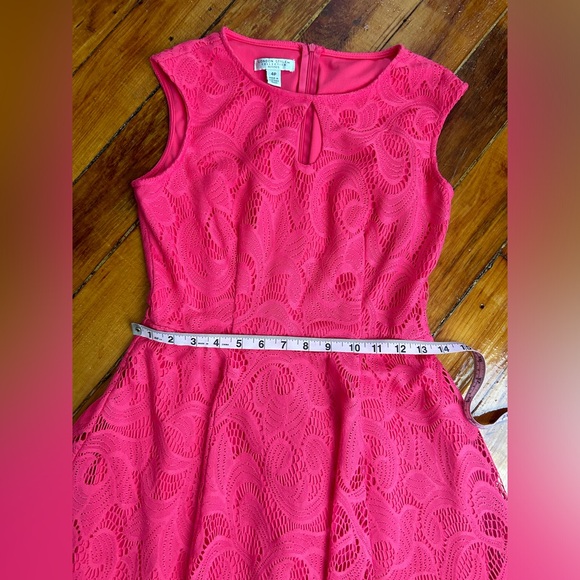 London Style Collection_Pink Lace Dress_Womens 4P - Picture 7 of 9